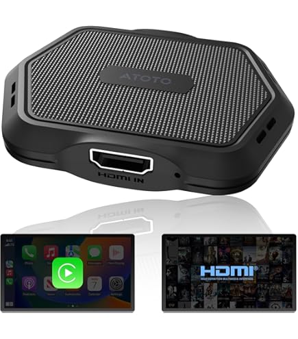 ATOTO CB6C ワイヤレスCarPlay Android AIボックス ATOTO CarWave CB6C カー用ワイヤレスアダプター CarPlay＆Android Aut